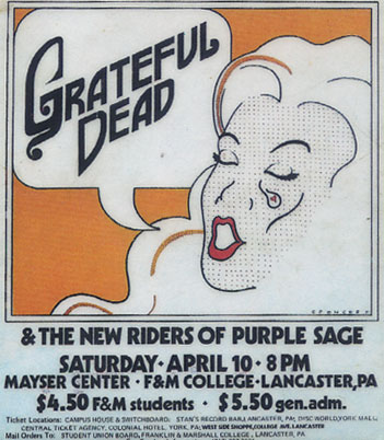 Poster from Grateful Dead Night at Tennessee Smokies 7/16/22 : r/ gratefuldead